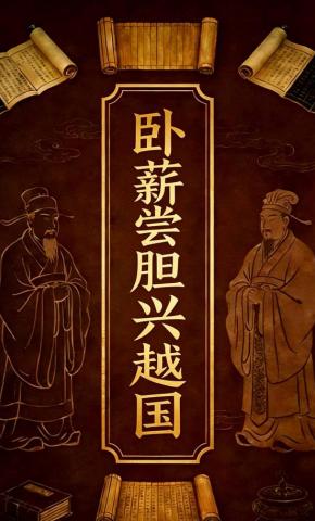 短剧《卧薪尝胆兴越国》海报