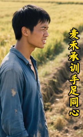 短剧《麦禾承训手足同心》海报
