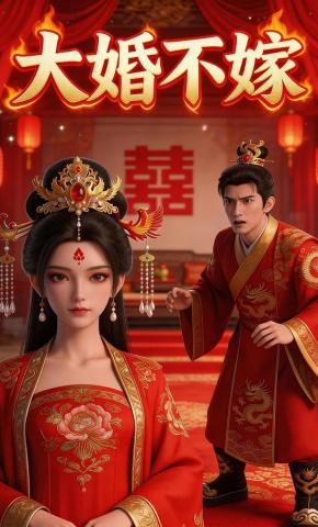 短剧《大婚不嫁》海报