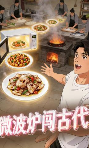 短剧《微波炉闯古代》海报