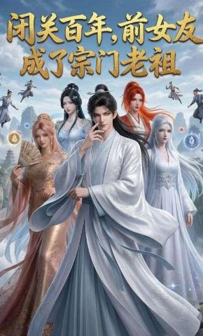 短剧《闭关百年，前女友成了宗门老祖》海报