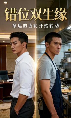 短剧《错位双生缘》海报