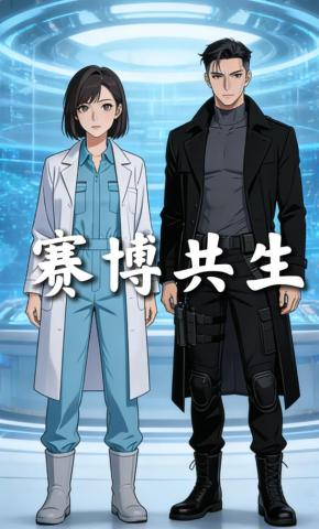 短剧《赛博共生》海报