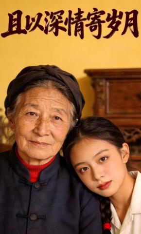 短剧《且以深情寄岁月》海报