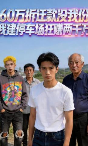 短剧《60万拆迁款没我份，我建停车场狂赚两千万》海报
