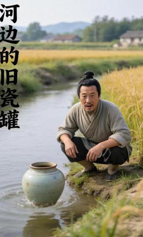 短剧《河边的旧瓷罐》海报