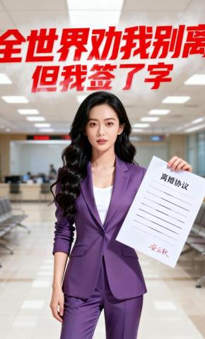 短剧《全世界劝我别离，但我签了字》海报