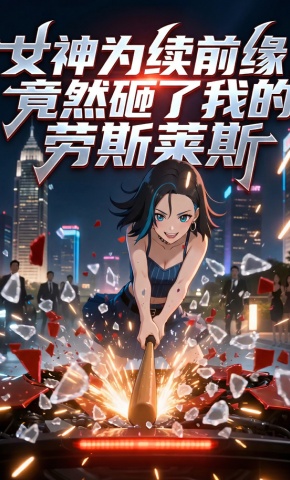 短剧《女神为续前缘，竟然砸了我的劳斯莱斯》海报