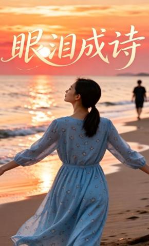 短剧《眼泪成诗》海报