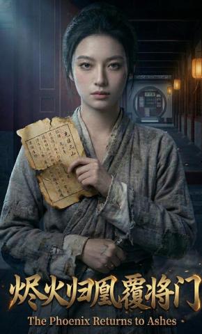 短剧《烬火归凰覆将门》海报