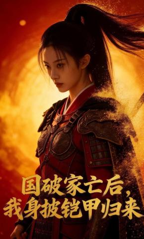 短剧《国破家亡后，我身披铠甲归来》海报