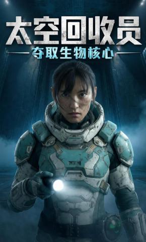 短剧《太空回收员：夺取生物核心》海报
