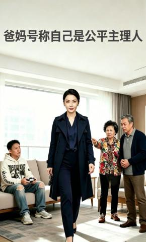 短剧《爸妈号称自己是公平主理人》海报