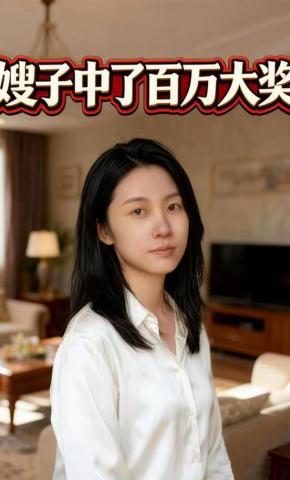 短剧《嫂子中了百万大奖》海报