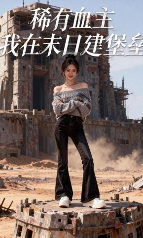 短剧《稀有血主，我在末日建堡垒》海报
