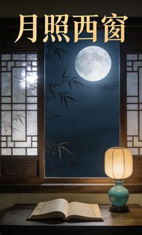 短剧《月照西窗》海报