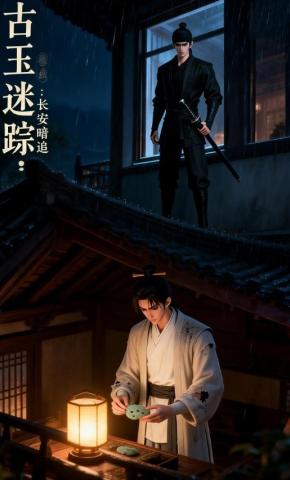 短剧《古玉迷踪：长安暗追》海报