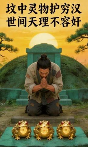 短剧《坟中灵物护穷汉，世间天理不容奸》海报