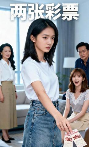 短剧《两张彩票》海报