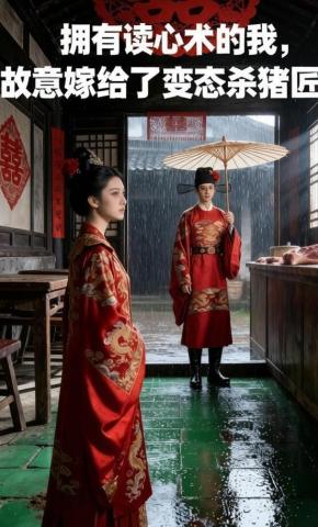 短剧《拥有读心术的我故意嫁给了变态杀猪匠》海报