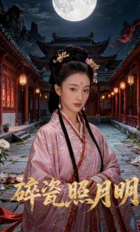 短剧《碎瓷照月明》海报