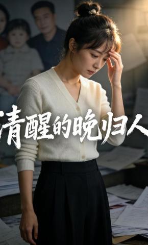 短剧《清醒的晚归人》海报