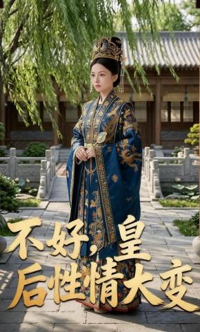 短剧《不好，皇后性情大变》海报