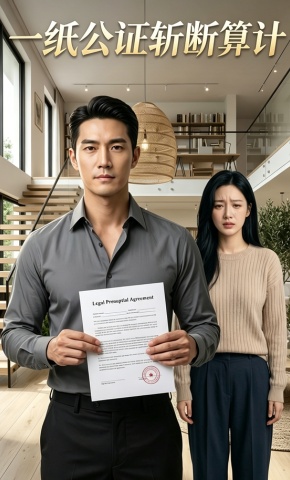 短剧《一纸公证斩断算计》海报