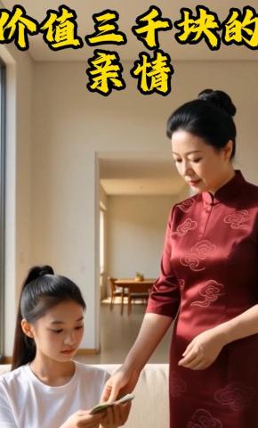 短剧《价值三千块的亲情》海报