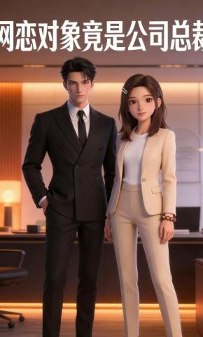 短剧《网恋对象竟是公司总裁》海报