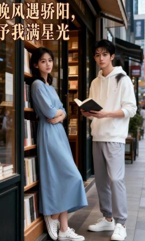 短剧《晚风遇骄阳，予我满星光》海报