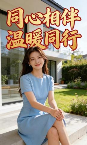 短剧《同心相伴温暖同行》海报