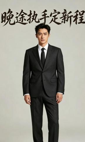 短剧《晚途执手定新程》海报