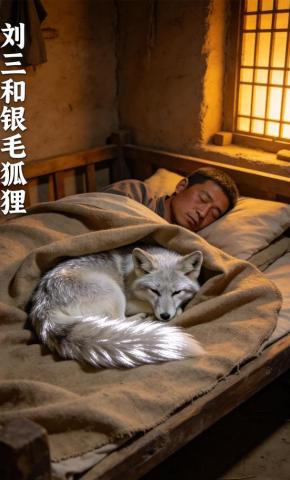 短剧《刘三和银毛狐狸》海报