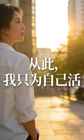 短剧《从此，我只为自己活》海报