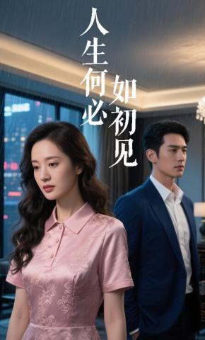 短剧《人生何必如初见》海报