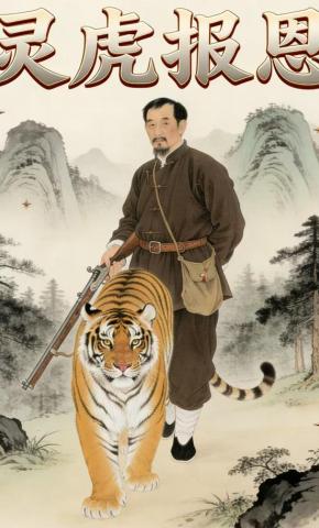 短剧《灵虎报恩》海报