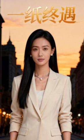 短剧《一纸终遇》海报