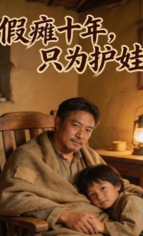 短剧《假瘫十年，只为护娃》海报