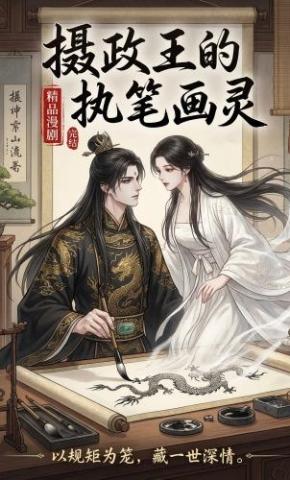 短剧《摄政王的执笔画灵》海报