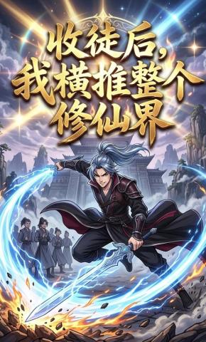 短剧《收徒后，我横推整个修仙界》海报