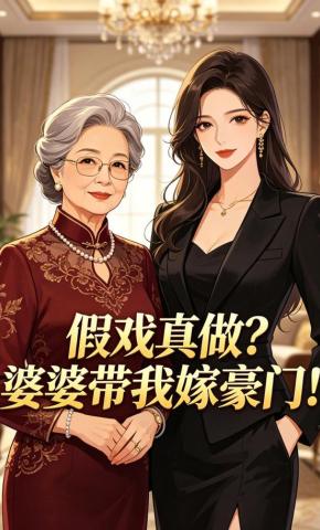 短剧《假戏真做？婆婆带我嫁豪门!》海报