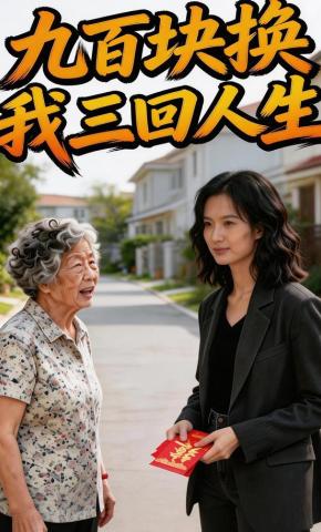 短剧《九百块换我三回人生》海报