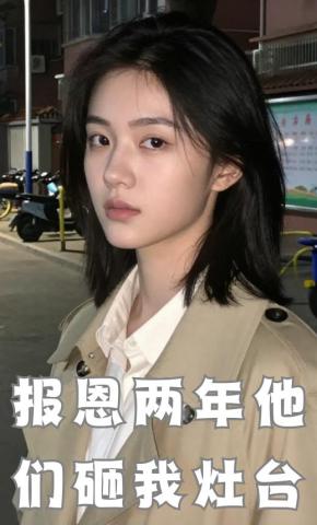 短剧《报恩两年他们砸我灶台》海报