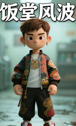 短剧《饭堂风波》海报