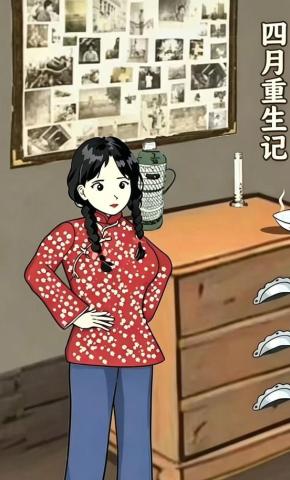 短剧《四月重生记》海报