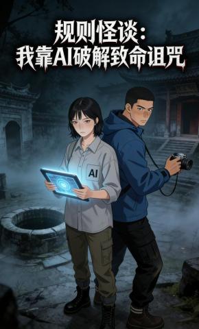 短剧《规则怪谈：我靠AI破解致命诅咒》海报