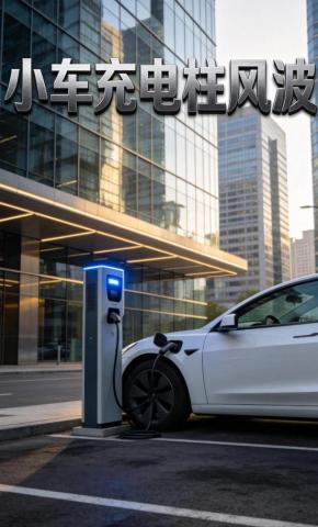 短剧《小车充电柱风波》海报