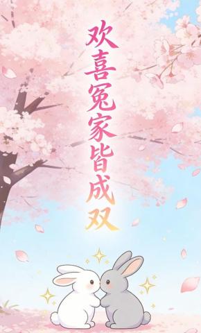 短剧《欢喜冤家皆成双》海报