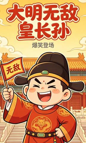 短剧《大明无敌皇长孙》海报